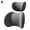 Dark Gray, variant on Memory Foam Car Lumbar port Cushion and Headrest for Ba and Ne R0B2