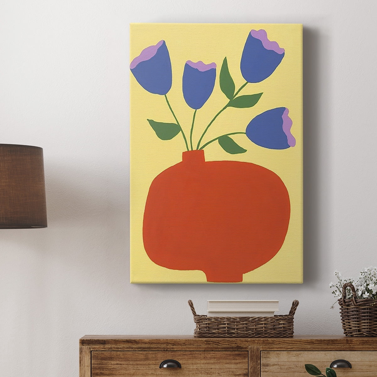 Modern Blooms III Premium Gallery Wrapped Canvas - Ready to Hang