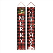 Merry Christmas Banners Outdoor Indoor Christmas Decorations Welcome Bright Red room decor home decor