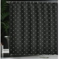 thumbnail image 4 of Ambesonne Fleur De Lis Shower Curtain, Classical Deco Royal, 69"Wx84"L, Charcoal Grey and Beige, 4 of 5