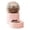 Feeder-Pink, variant on Automatic Gravity Cat Feeder with Water Dispenser for Cats and Dogs - Food Dispenser & Gravity Water Fountain Bowl Set for Medium Cats Small Dogs Pets Feeder Supplies, Beige, 8x9x4.7 Inch, 1 PCS