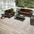 thumbnail image 2 of Addison Rugs Indoor/ Outdoor Yuma Boho Washable Rug 10' x 14' - Taupe, 2 of 9