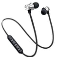 thumbnail image 1 of Auriculares intrauditivos, auriculares Bluetooth inalámbricos con micrófono, auriculares deportivos con cable para colgar del cuello, compatibles con todos los teléfonos, 1 of 1