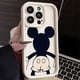 thumbnail image 4 of Disney Mickey Mouse Stitch Soft Case for iPhone 15 14 13 12 11 Pro Max XS X XR 8 7 6S 6 Plus SE 2020 Frosting Shockproof Cover, 4 of 5