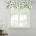 thumbnail image 2 of Tie Up Valances for Windows, Spring Botanical Adjustable Valance Curtains Window Treatment for Living Room, Green Olive Berry Branches Leaves Fruit Rod Pocket Kitchen Curtains & Drapes 54x18 Inch, 2 of 9