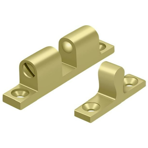 Deltana BTC10U3 Ball Tension Catch 14/5" x 3/10"; Bright Brass Finish
