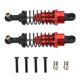 thumbnail image 1 of Amortiguador de Metal para coche teledirigido 1/18, 2 uds., amortiguador para coche RC 1:18, 65mm, rojo, 1 of 8