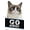 Poster & Clip Bundle, variant on Grumpy Cat - Go Away Wall Poster, 22.375" x 34"