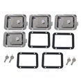 thumbnail image 3 of Baohd Durable 4pcs Marine Yacht Stainless Steel Paddle Lock Set Truck RV Tool Box Key Included, 3 of 6