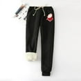 thumbnail image 2 of Casual Women Warm Fleece Pants Fleece Lined Sweatpants Winter Active Track Joggers Pants, 2 of 6