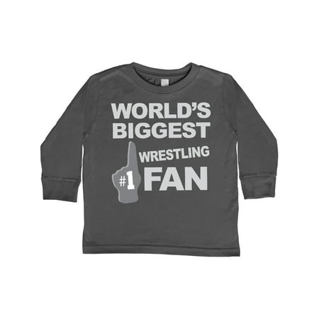 

Inktastic Wrestling Fan sports Gift Toddler Boy or Toddler Girl Long Sleeve T-Shirt