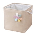 thumbnail image 2 of Panier de Rangement Matériau en Tissu Panier de Rangement Pliable Maison Vêtements Jouets Panier de Rangement Divers, 2 of 6