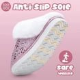 thumbnail image 7 of Kids Plush Fuzzy Slippers for Toddler Boys & Girls, Soft Warm Winter House Shoes, Non-Slip Thick Sole Bedroom Slides for Little Kid & Big Kid, 7 of 7