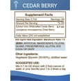 thumbnail image 5 of Secrets Of The Tribe Cedar Berry Tincture Dietary Supplement, Natural Herbal Extract for Immune Support, Cedar Berry (Juniperus monosperma) Dried Berry, Alcohol-Free Extract, Drops 2 oz, 5 of 6