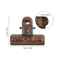 thumbnail image 2 of KALLORY 4Pcs Vintage Style Metal Photo Clips Small Bulldog Clips for Paper Binding and Display, 2 of 6