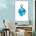 thumbnail image 4 of IDEA4WALL Framed Canvas Prints Wall Art Fashion Design of Blue Tulle Dress for Living Room, Bedroom, Office Ready to Hang - 24x36 inches, 4 of 4