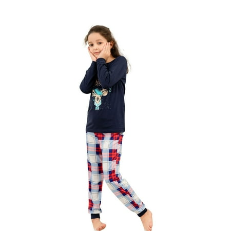 

DNDKILG Matching Christmas Outfits for Family Family Pajamas Matching Sets Kids 6 Years