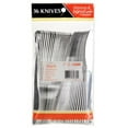 thumbnail image 3 of Polished Silver Plastic Knives 36 Count, 3 of 3