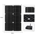 thumbnail image 3 of 18W 12V Solar Panel Kit Off Grid Monocrystalline Module with Solar Charge Controller SAE Connection Cable Kits, 3 of 4