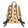 thumbnail image 2 of Naloa Sunflowers And Bee Print Lightweight DayBackpack Suitable for school, work, shopping, travel, etc., 2 of 5