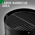 thumbnail image 6 of 31" Charcoal Smoker, Outdoor Cooking, Steel Round BBQ Grill, Adjustable Air Outlet, Detachable 2-Layers Outdoor Vertical Patio Barbecue Cooker Built-in Thermometer & Adjustable Vent System, 6 of 9