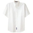 thumbnail image 2 of Port Authority Tall Short Sleeve Easy Care Shirt-3XLT (White/ Light Stone), 2 of 2