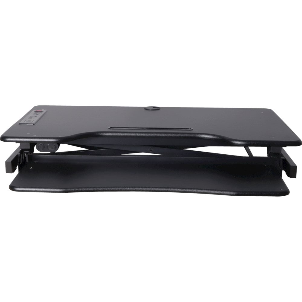 Rocelco 37.4" Electric Standing Desk Converter with AC USB ChargerDR2B)