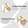 thumbnail image 2 of Charm America - Gold Key and Lock Charm - 10 Karat Solid Gold, 2 of 4