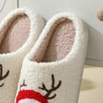 thumbnail image 2 of Zapatos Casa Sin Cordones Felpa Peludas Suministros para El Alce Suave Navidad, 2 of 9