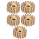 thumbnail image 4 of Engranaje recto de metal, 5 piezas Engranajes de metal Piezas de robots industriales Engranajes de metal para proyectos Integración perfecta NikouMX herramienta, 4 of 8