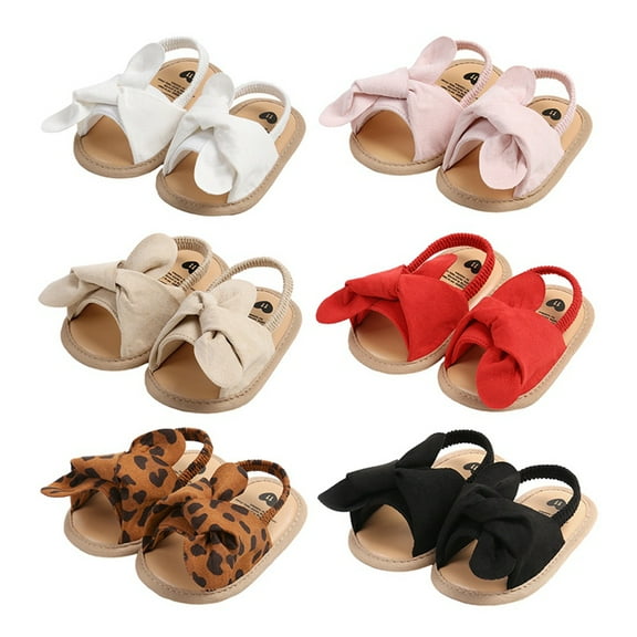 Usaibhir Baby Infant Girls Boys Sandals Non Slip Rubber Sole Summer Beach Outdoor First Walker Crib Shoes 0-18M