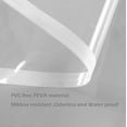 PEVA 3G Bathroom Shower Curtain Liner, Mold and Mildew Resistant