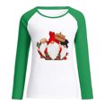 thumbnail image 5 of RKSTN Sweat-Shirt pour Femmes Noël Col Rond Imprimé Père Noël Manches Longues Blouse Régulière, 5 of 5