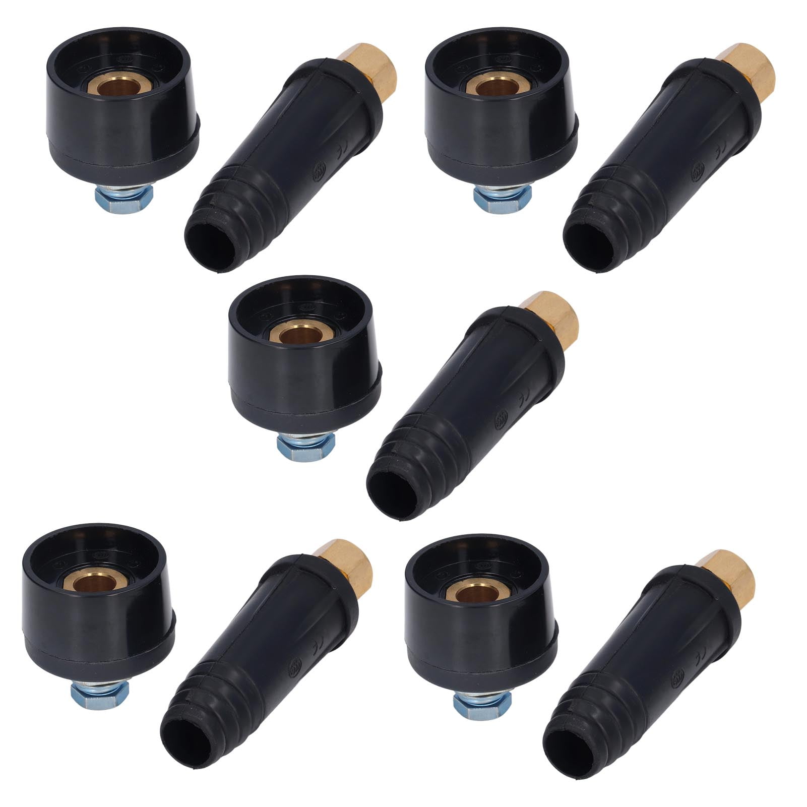 Welding Cable Quick Fitting, Excellent Conductivity Welder Cables Connector Plugs Impact