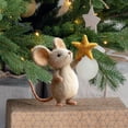 thumbnail image 4 of Ratones de fieltro hechos a mano con estrella, adorno de muñeca de ratón, figura en miniatura, estatua Estilo A, 4 of 5