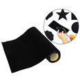 thumbnail image 4 of Maoww Back Self Adhesive Sheet Felt Velvet Velour Fabric Craft Sticker Black, 4 of 9