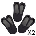thumbnail image 1 of Calcetines náuticos invisibles,Calcetines náuticos invisibles de corte bajo para hombre,antideslizantes y a la moda,3 pares de calcetines deportivos tipo barco invisibles para, 1 of 7