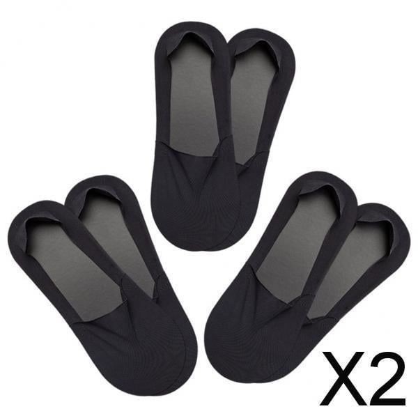 Calcetines náuticos invisibles,Calcetines náuticos invisibles de corte bajo para hombre,antideslizantes y a la moda,3 pares de calcetines deportivos tipo barco invisibles para