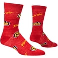 thumbnail image 3 of Crazy Socks Flamin' Hot Cheetos Crew Socks Snack Food Chip Novelty Socks Size Medium for Men & Women, 3 of 6