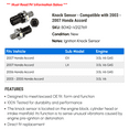 thumbnail image 2 of Knock Sensor - Compatible with 2003 - 2007 Honda Accord 2004 2005 2006, 2 of 2