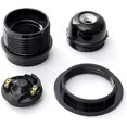 thumbnail image 4 of uds tornillo Edison ES E27 portalámparas estilo colgante negro Kuyhfg Bienvenido a Kuyhfg, 4 of 5