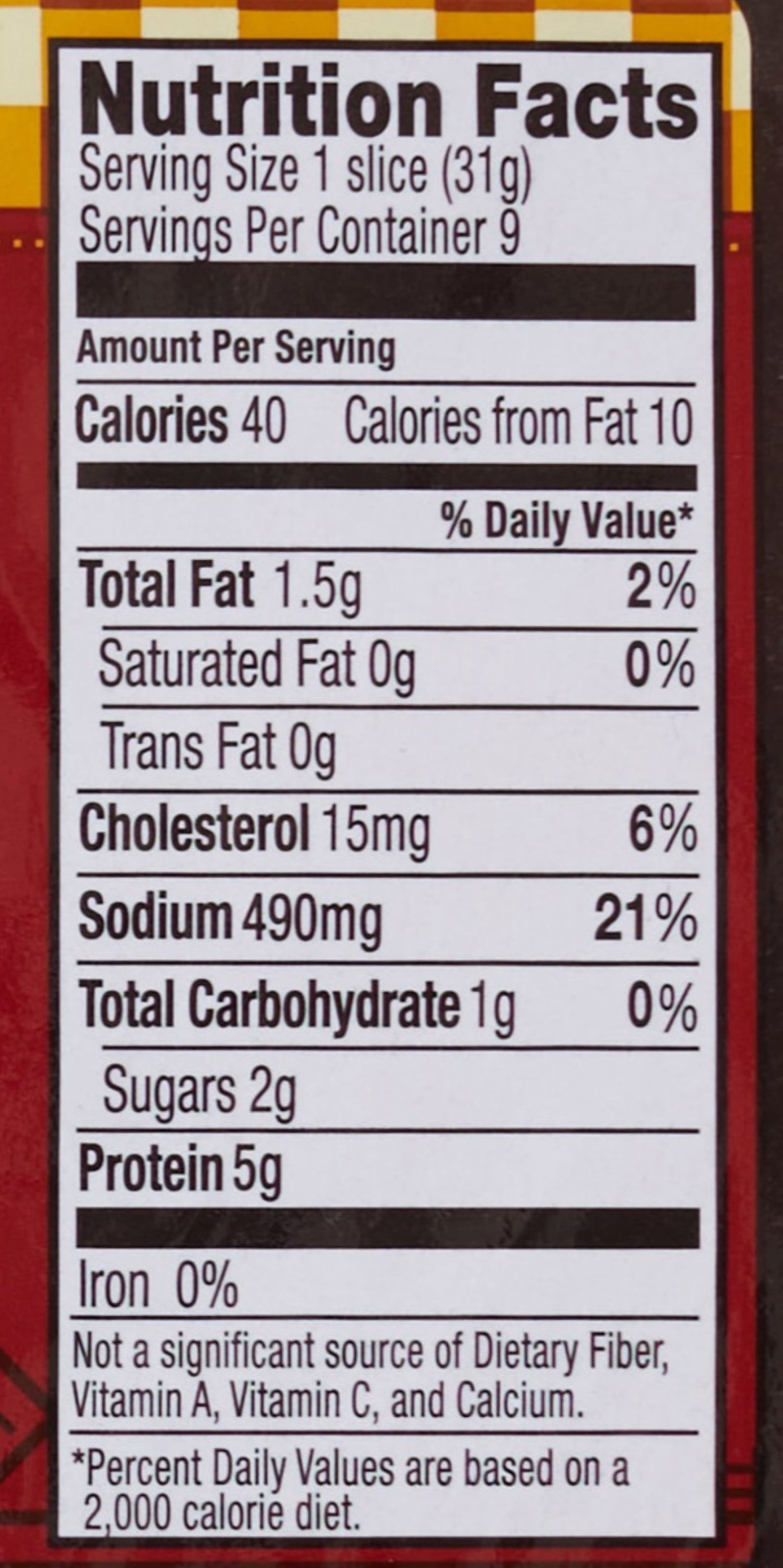 Carolina Pride Honey Ham, Water Added, 10 oz – 95% Fat Free Sliced Ham for Sandwiches and Snacks