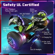 LIEAGLE Hoverboard Offroad All Terrain Flash Wheel Self Balancing Hoverboards with Bluetooth Speaker