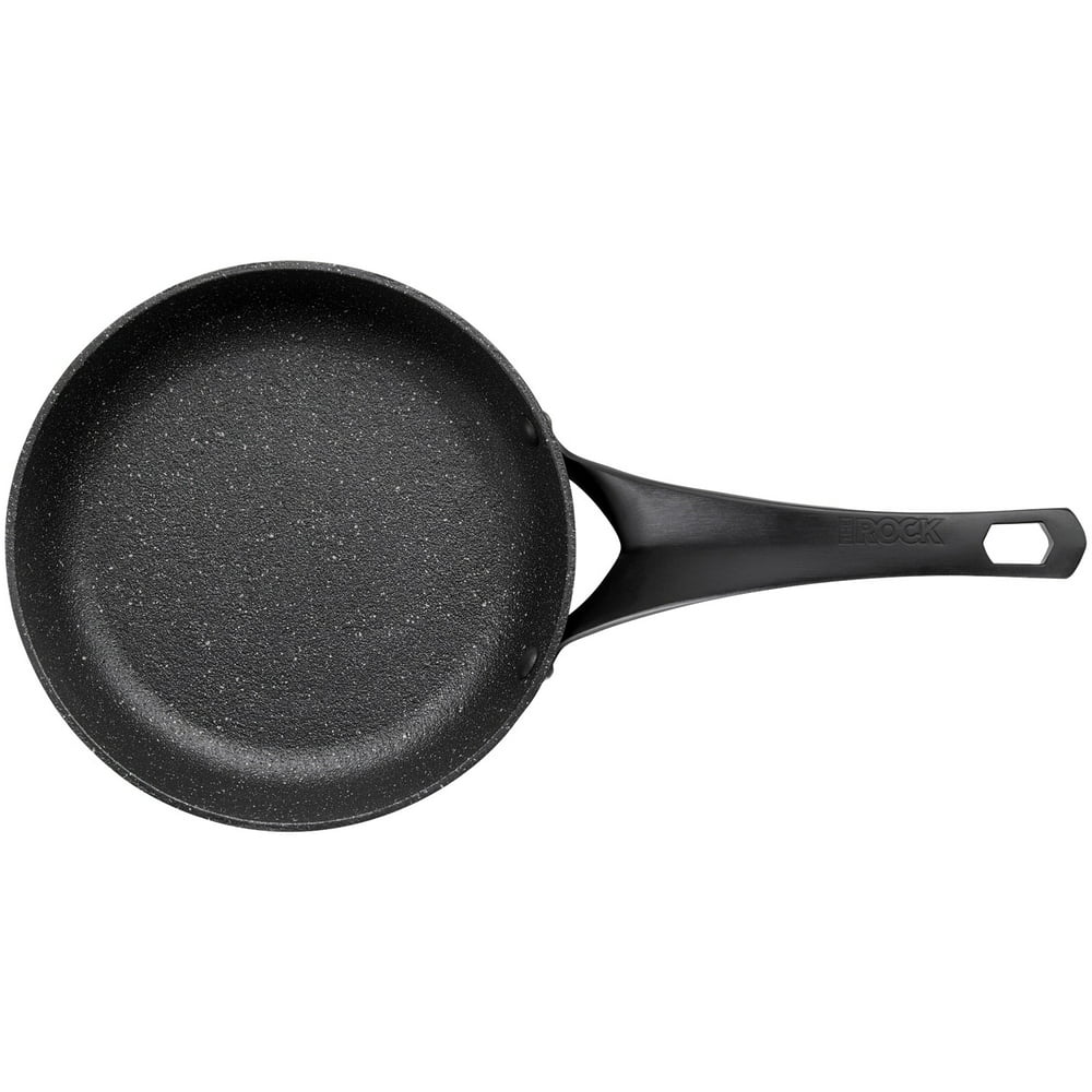 THE ROCK by Starfrit 0609000060000 8? Cast Iron Fry Pan, Black