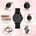 thumbnail image 5 of SKMEI Women Watch, Fashion Waterproof Quartz Analog Watch with Time Date, Business Dress Wrist Watches for Women with Stainless Steel Mesh Band, 5 of 7