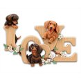thumbnail image 1 of Pintura de diamante 5D DIY Taladro redondo completo AMOR Perro Kit Decoración del hogar Arte Artesanía Hugtrwg Para estrenar, 1 of 9