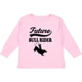 thumbnail image 3 of Inktastic Future Bull Rider Rodeo Riding Boys Long Sleeve Toddler T-Shirt, 3 of 5