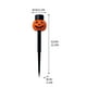 thumbnail image 2 of Lámpara de Halloween para decoración de jardín al aire libre con forma de calavera de calabaza, lámpara de pie con energía solar enchufable., 2 of 5