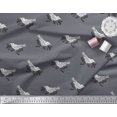 thumbnail image 3 of Soimoi Polyester Crepe Fabric Branch & Bird Block Fabric Prints by Yard 42 Inch Wide, 3 of 3