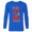 Royal, variant on Venom: Let There Be Carnage Blue Red Overlay Standard - Long Sleeve T-Shirt for Men – Customized-Athletic Heather